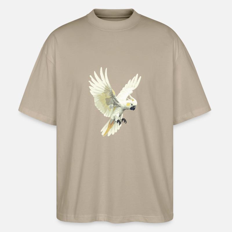 Cacatoès Cacatoès Cacatoès - T-shirt bio Blaster 2.0 coupe oversize Stanley/Stella Unisexe - gris pierre