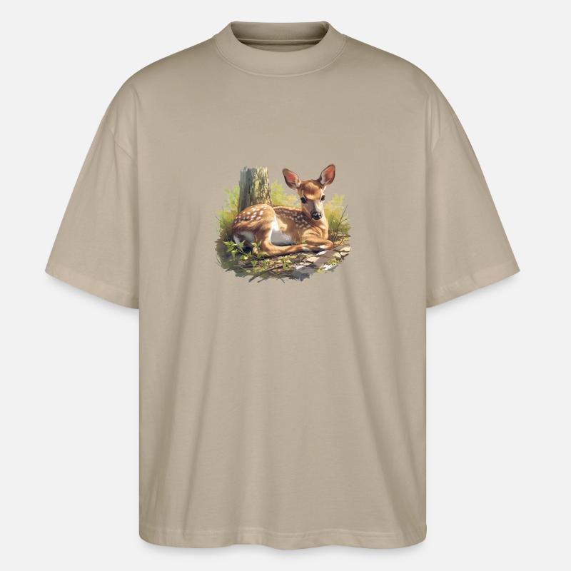 Cerf Cerf - T-shirt bio Blaster 2.0 coupe oversize Stanley/Stella Unisexe - gris pierre