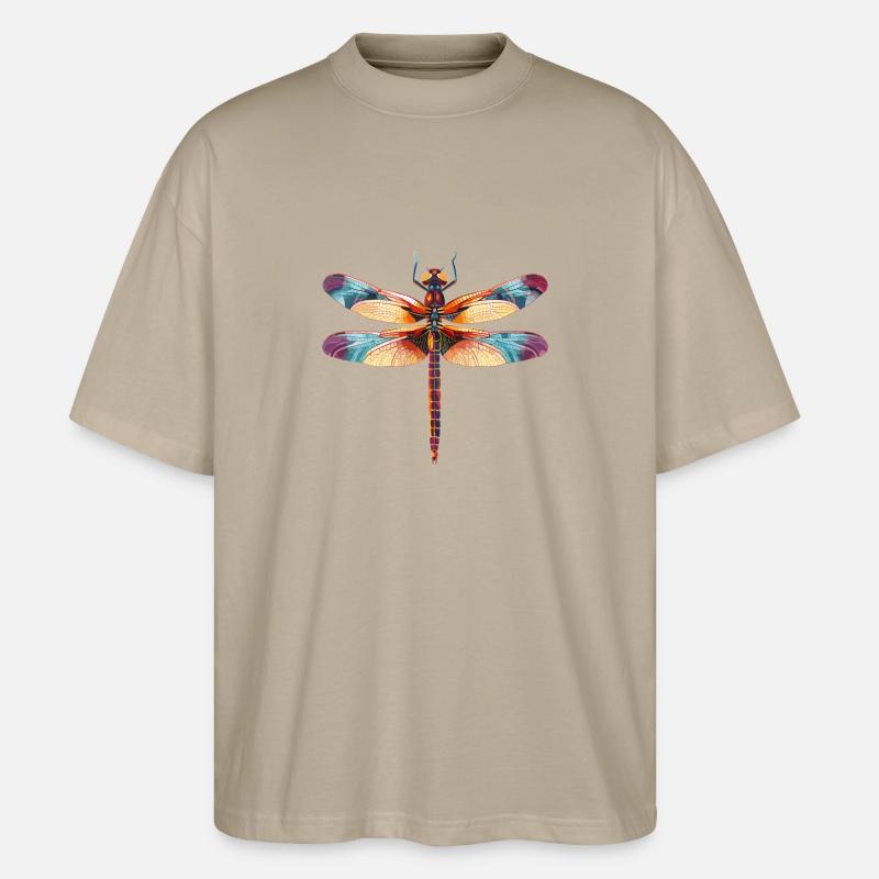 Libellules Libellule - T-shirt bio Blaster 2.0 coupe oversize Stanley/Stella Unisexe - gris pierre