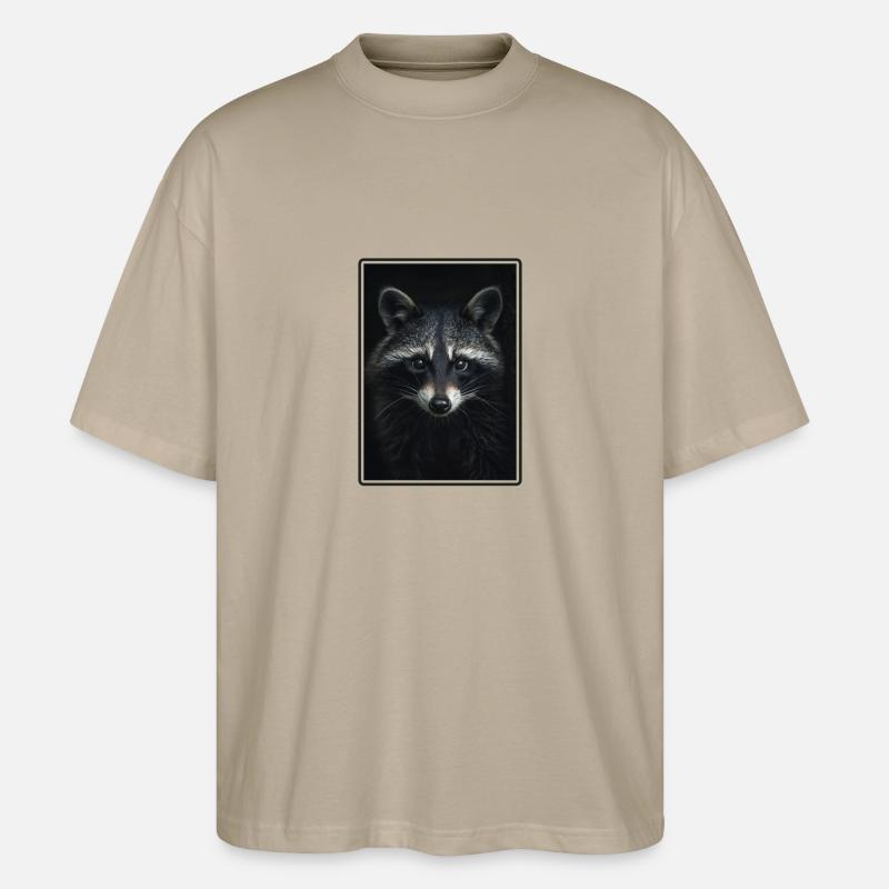 Waschbären Waschbär - Stanley/Stella Oversized Unisex Bio T-Shirt Blaster 2.0 - Steingrau
