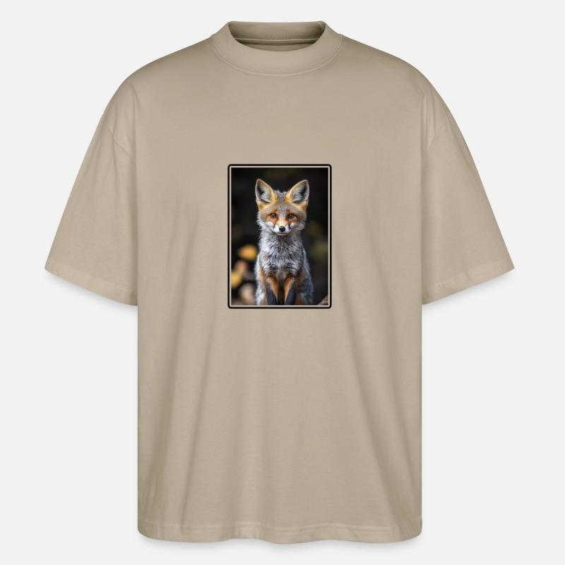 Graufüchse Graufuchs - Stanley/Stella Oversized Unisex Bio T-Shirt Blaster 2.0 - Steingrau