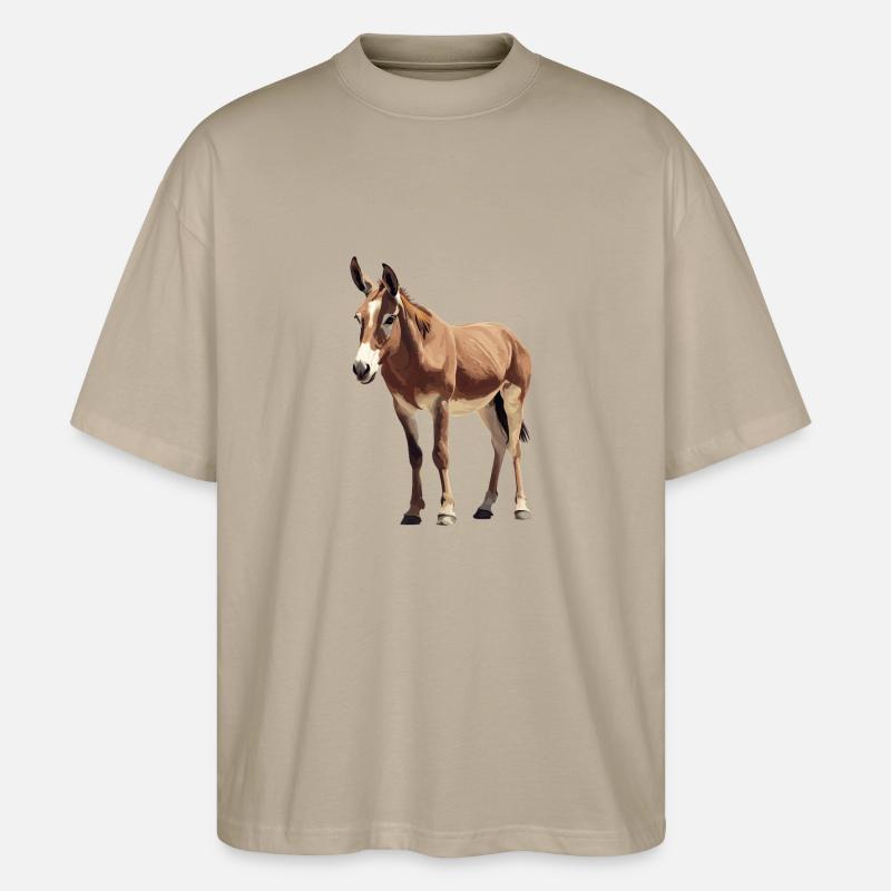 Maultiere Maultier - Stanley/Stella Oversized Unisex Bio T-Shirt Blaster 2.0 - Steingrau