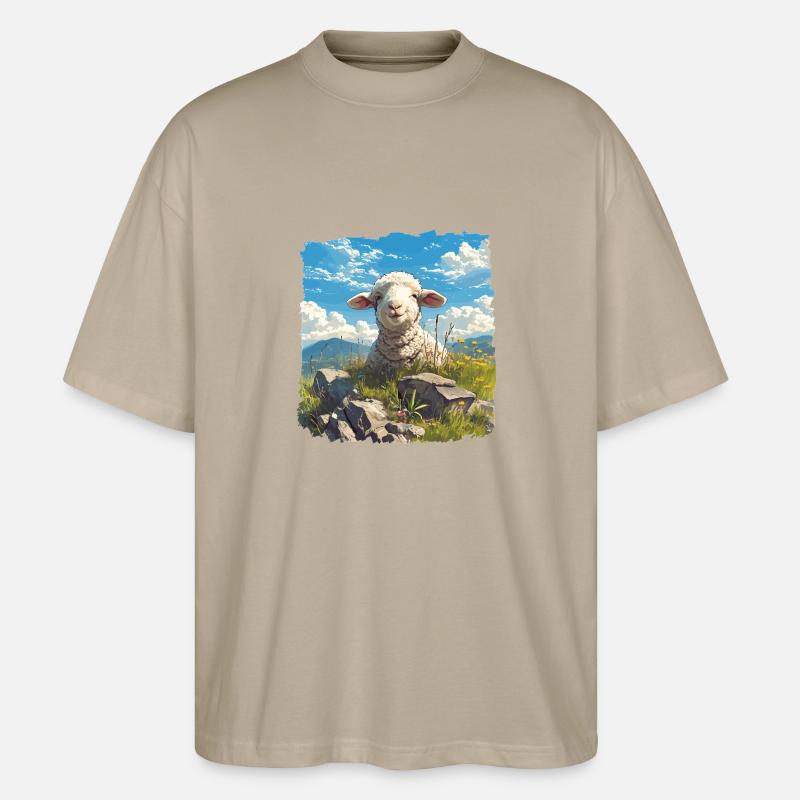 Mouton Mouton - T-shirt bio Blaster 2.0 coupe oversize Stanley/Stella Unisexe - gris pierre
