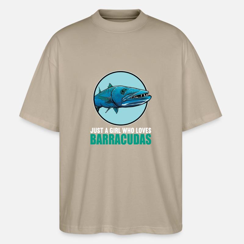 Barracudas Barracuda - T-shirt bio Blaster 2.0 coupe oversize Stanley/Stella Unisexe - gris pierre