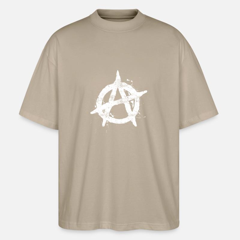 Anarchie Cool - T-shirt bio Blaster 2.0 coupe oversize Stanley/Stella Unisexe - gris pierre