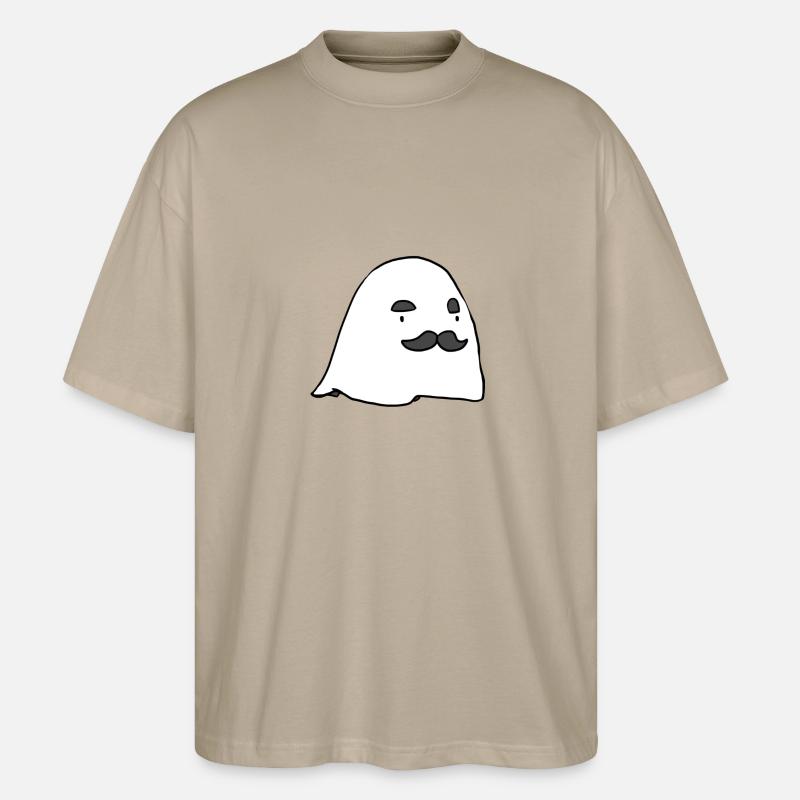 Herbert, der Geist - Stanley/Stella Oversized Unisex Bio T-Shirt Blaster 2.0 - Steingrau