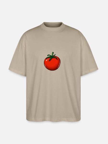 Tomate - Stanley/Stella Oversized Unisex Bio T-Shirt Blaster 2.0 - Steingrau