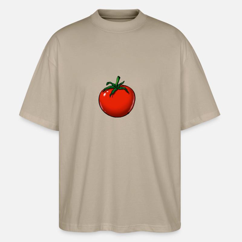 Tomate - Stanley/Stella Oversized Unisex Bio T-Shirt Blaster 2.0 - Steingrau