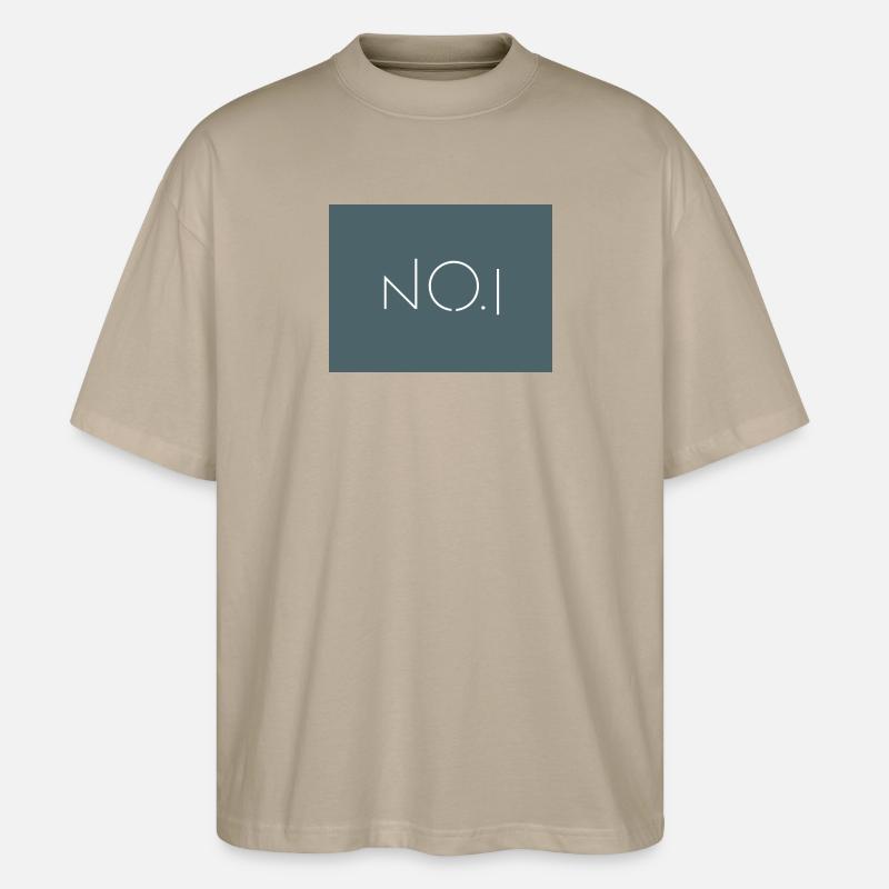 Nummer 1 - Stanley/Stella Oversized Unisex Bio T-Shirt Blaster 2.0 - Steingrau