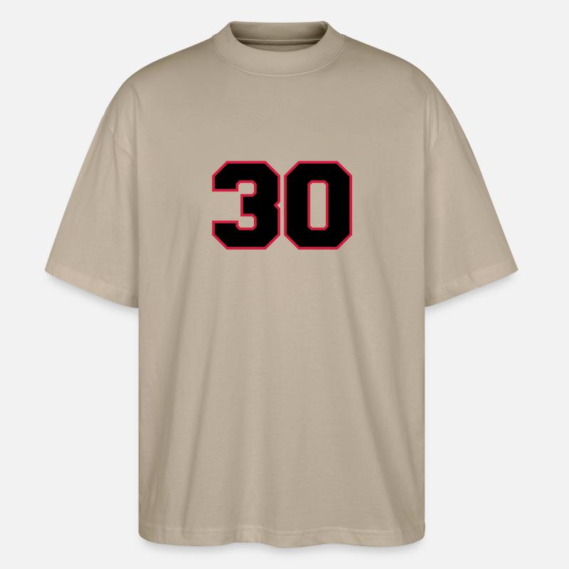 number30 - Stanley/Stella Oversized Unisex Bio T-Shirt Blaster 2.0 - Steingrau