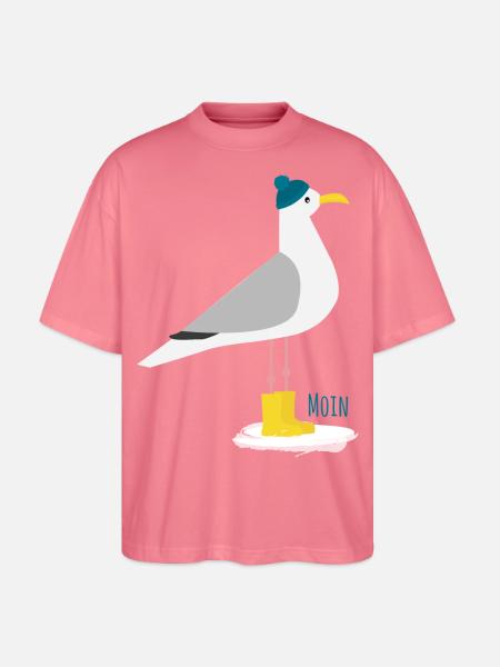 Möwe Bommelmütze MOIN - Stanley/Stella Oversized Unisex Bio T-Shirt Blaster 2.0 - Pink