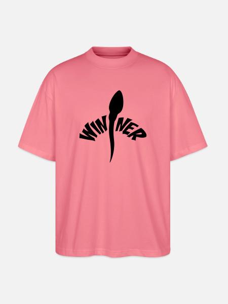 Winner Sperm - Stanley/Stella Oversized Unisex Bio T-Shirt Blaster 2.0 - Pink 