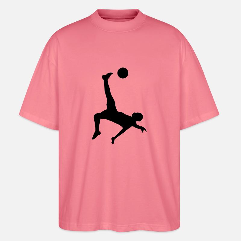 soccer male plain de - Stanley/Stella Oversized Unisex Bio T-Shirt Blaster 2.0 - Pink 