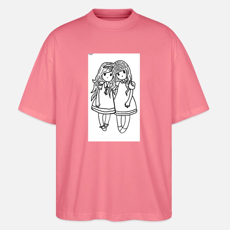 Mädchenduo - Stanley/Stella Oversized Unisex Bio T-Shirt Blaster 2.0 - Pink 