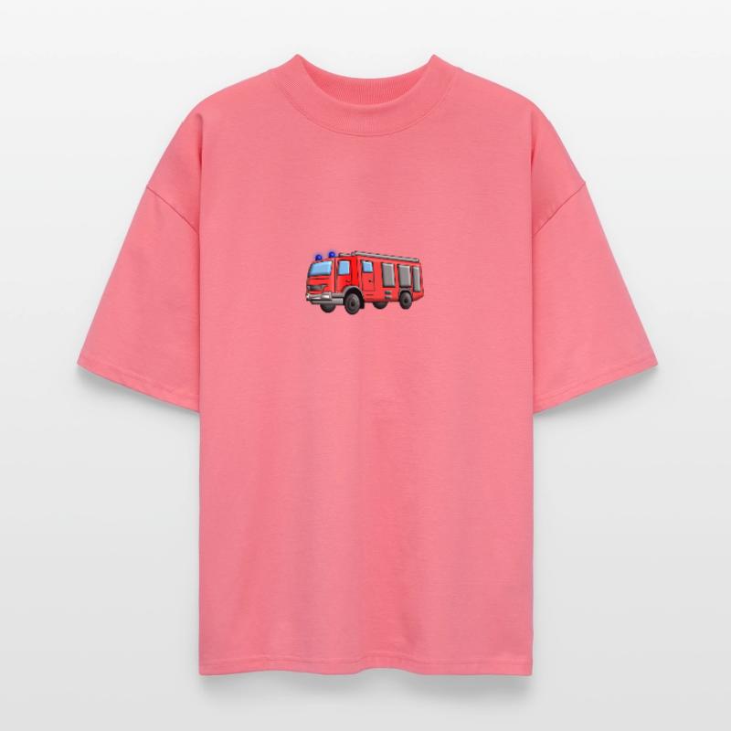 Fire engine Fire engine Fire engine Fire engine Stanley/Stella Oversized Unisex Organic T-shirt Blaster 2.0