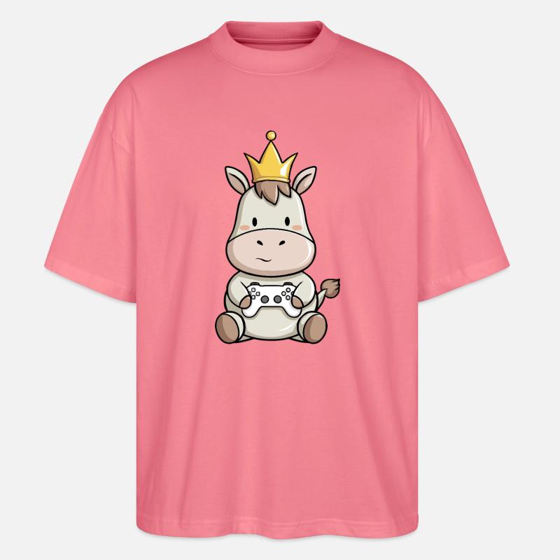 controller esel krone - Stanley/Stella Oversized Unisex Bio T-Shirt Blaster 2.0 - Pink 