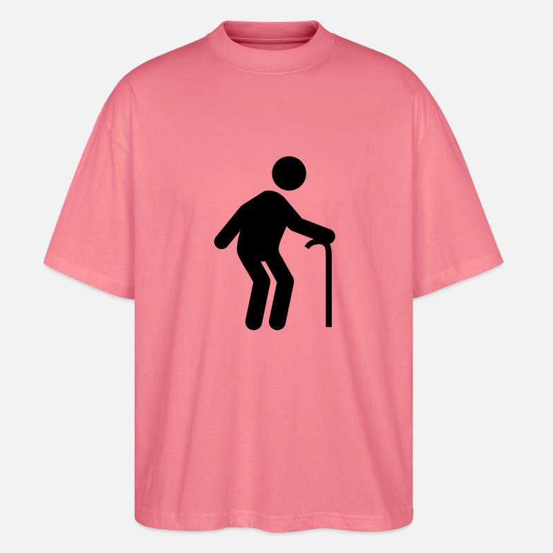 opa___f1 - Stanley/Stella Oversized Unisex Bio T-Shirt Blaster 2.0 - Pink 