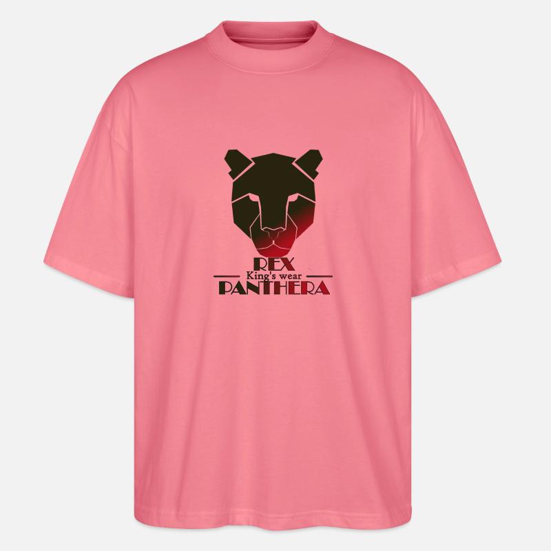 Rex panthera - Stanley/Stella Oversized Unisex Bio T-Shirt Blaster 2.0 - Pink 