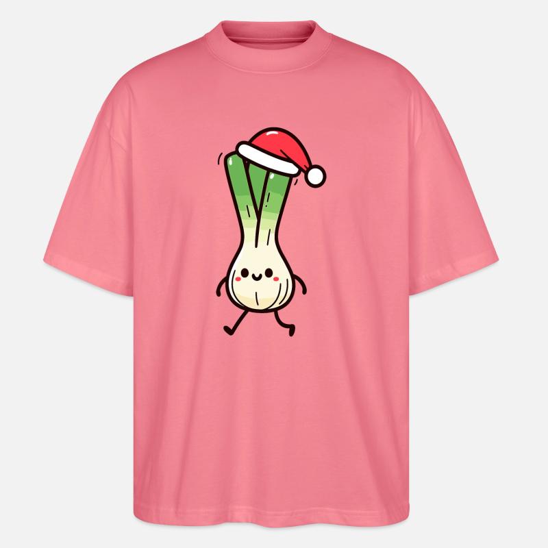 Linge de Noël de Saint-Nicolas - T-shirt bio Blaster 2.0 coupe oversize Stanley/Stella Unisexe - rose 
