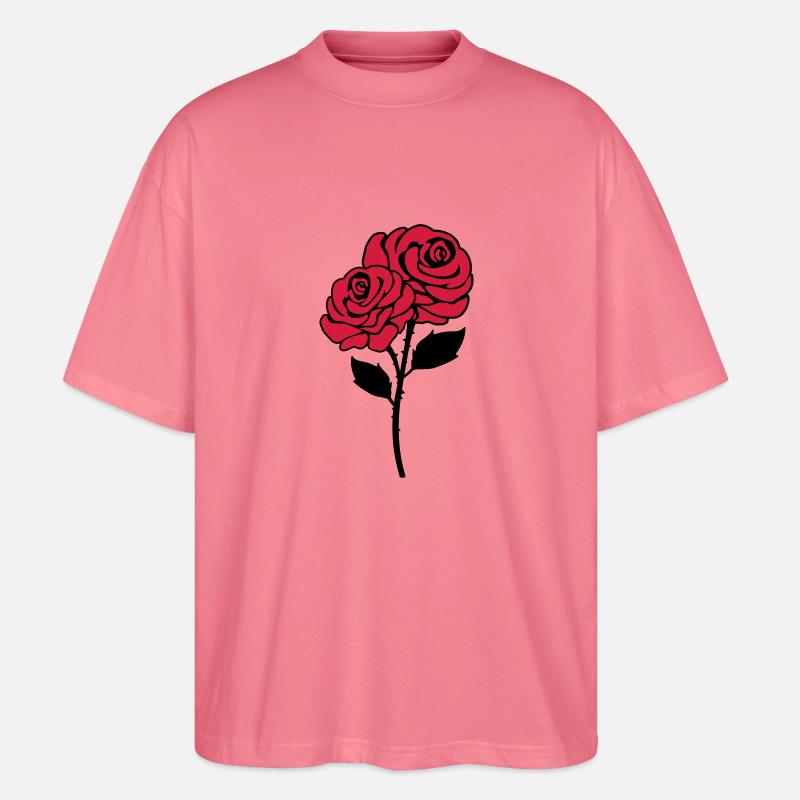 roses dorn - Stanley/Stella Oversized Unisex Bio T-Shirt Blaster 2.0 - Pink 