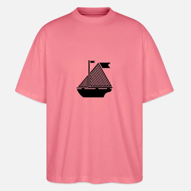 Boot Illustration - Stanley/Stella Oversized Unisex Bio T-Shirt Blaster 2.0 - Pink 