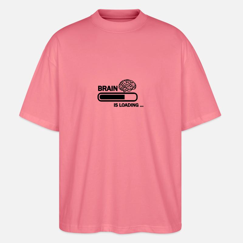 Brain loading - Stanley/Stella Oversized Unisex Organic T-shirt Blaster 2.0 - pink joy 