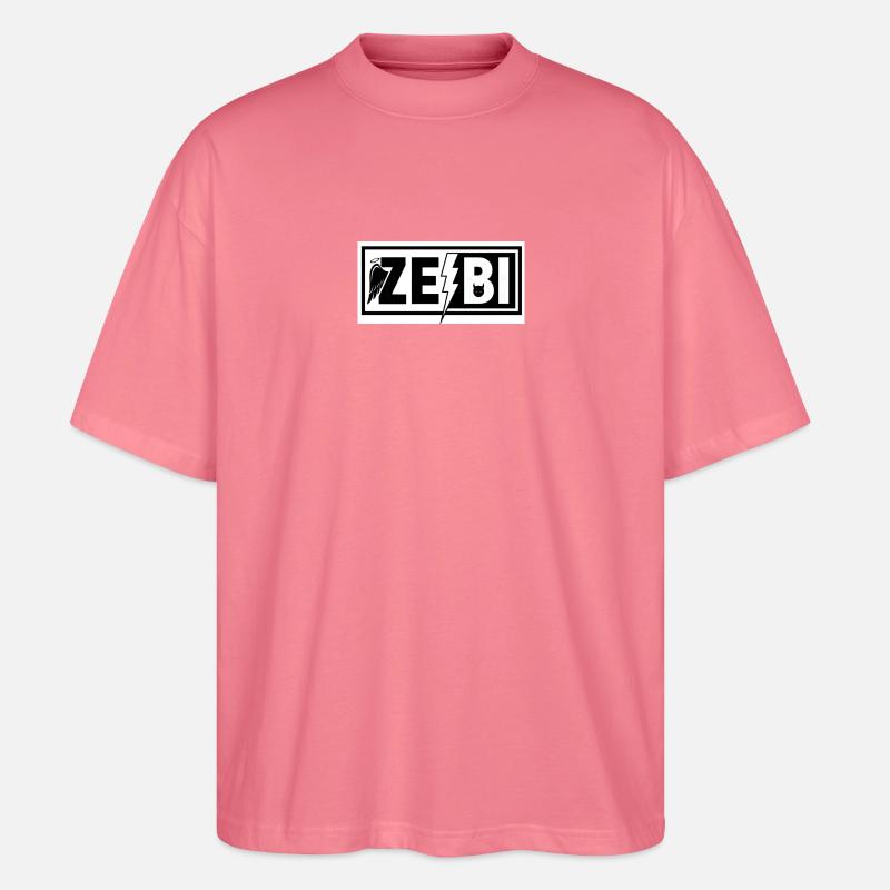 ZeBi Wings und Lightning Devil - Stanley/Stella Oversized Unisex Bio T-Shirt Blaster 2.0 - Pink