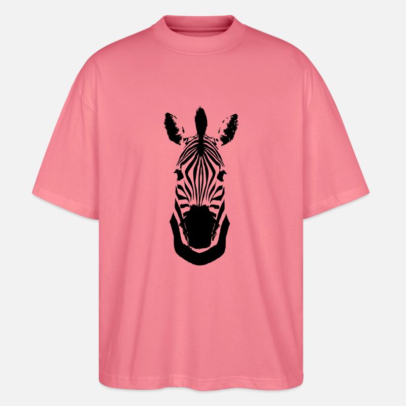 Zebra - Stanley/Stella Oversized Unisex Bio T-Shirt Blaster 2.0 - Pink 