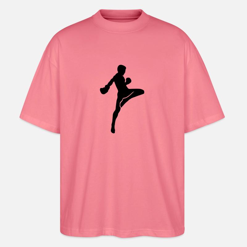 Muay Thai - Stanley/Stella Oversized Unisex Bio T-Shirt Blaster 2.0 - Pink 