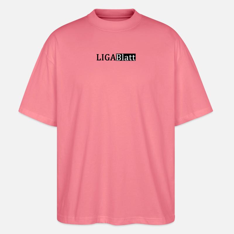 LIGABlatt® classic - Stanley/Stella Oversized Unisex Bio T-Shirt Blaster 2.0 - Pink 