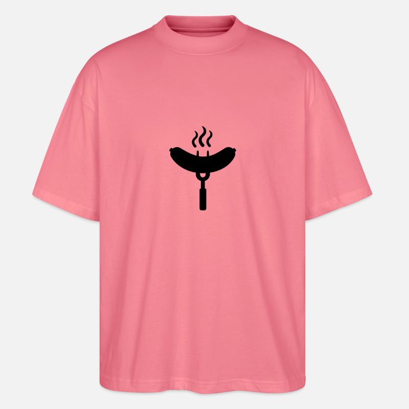 Bratwurst - Stanley/Stella Oversized Unisex Bio T-Shirt Blaster 2.0 - Pink 