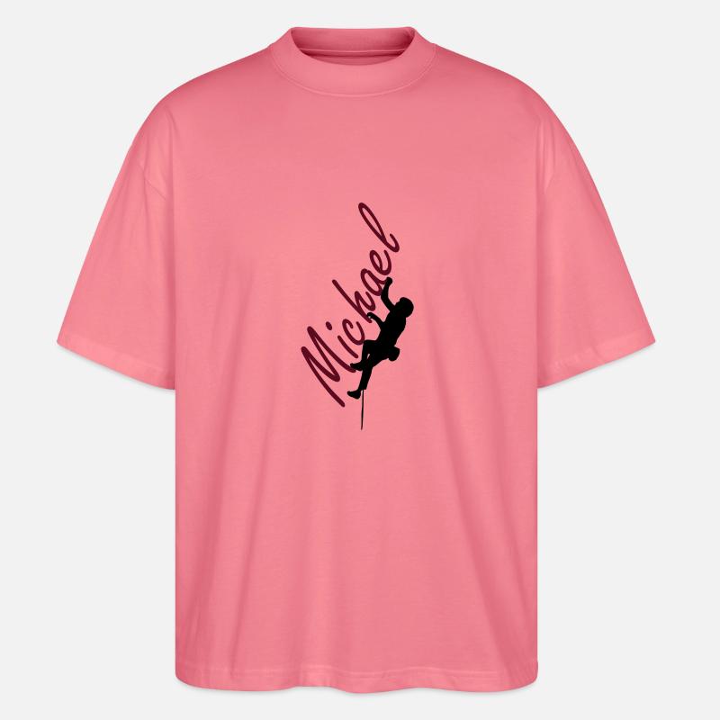 Klettern - Michael - Stanley/Stella Oversized Unisex Bio T-Shirt Blaster 2.0 - Pink 