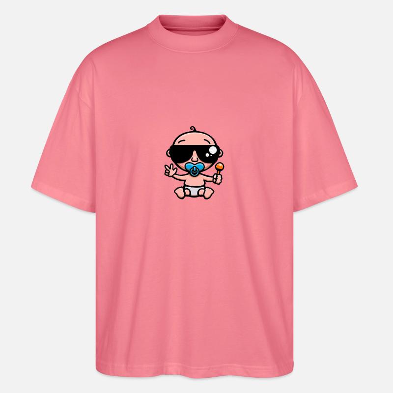 Bébé Cool Blue - T-shirt bio Blaster 2.0 coupe oversize Stanley/Stella Unisexe - rose 