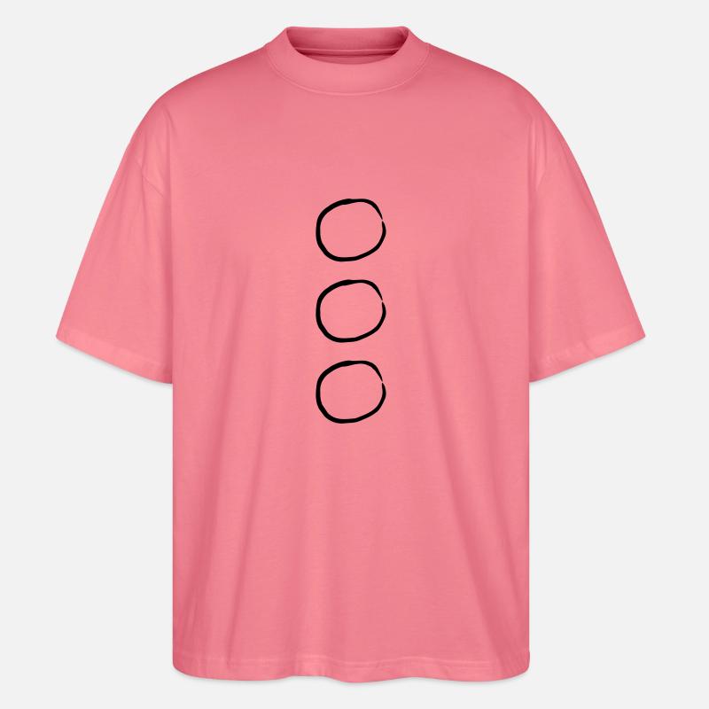Choose Circles - Stanley/Stella Oversized Unisex Bio T-Shirt Blaster 2.0 - Pink 