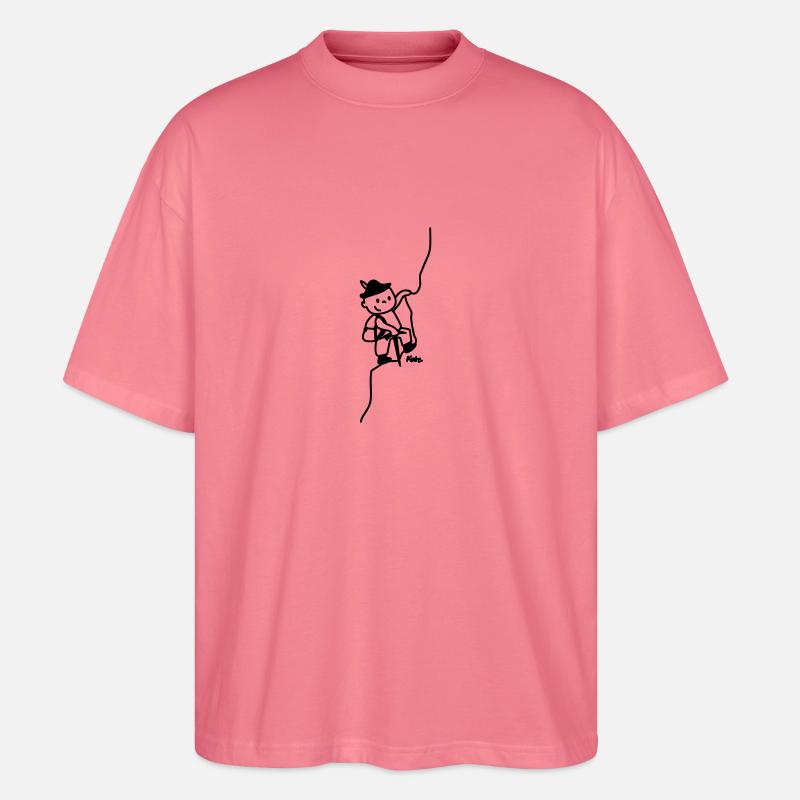 Bergsteiger - Stanley/Stella Oversized Unisex Bio T-Shirt Blaster 2.0 - Pink 