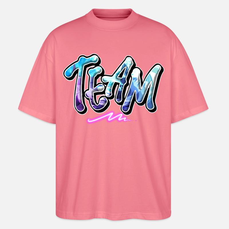 Team - Stanley/Stella Oversized Unisex Bio T-Shirt Blaster 2.0 - Pink 