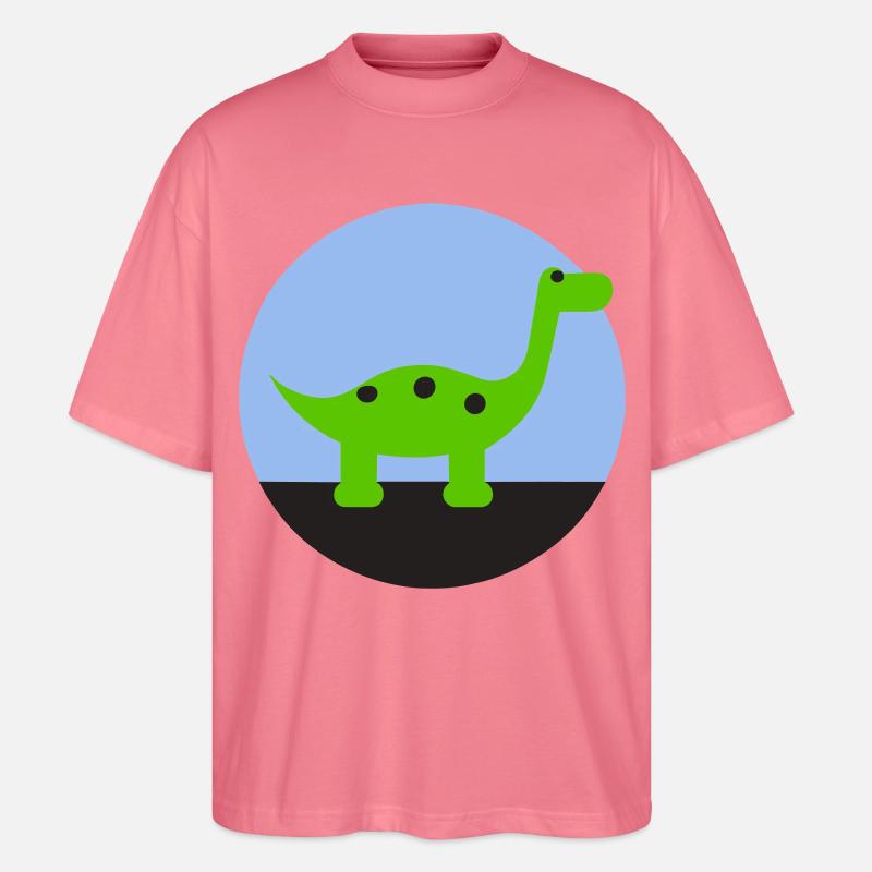 Dino - Stanley/Stella Oversized Unisex Organic T-shirt Blaster 2.0 - pink joy 