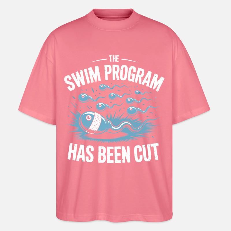 Le programme de natation est terminé - T-shirt bio Blaster 2.0 coupe oversize Stanley/Stella Unisexe - rose 