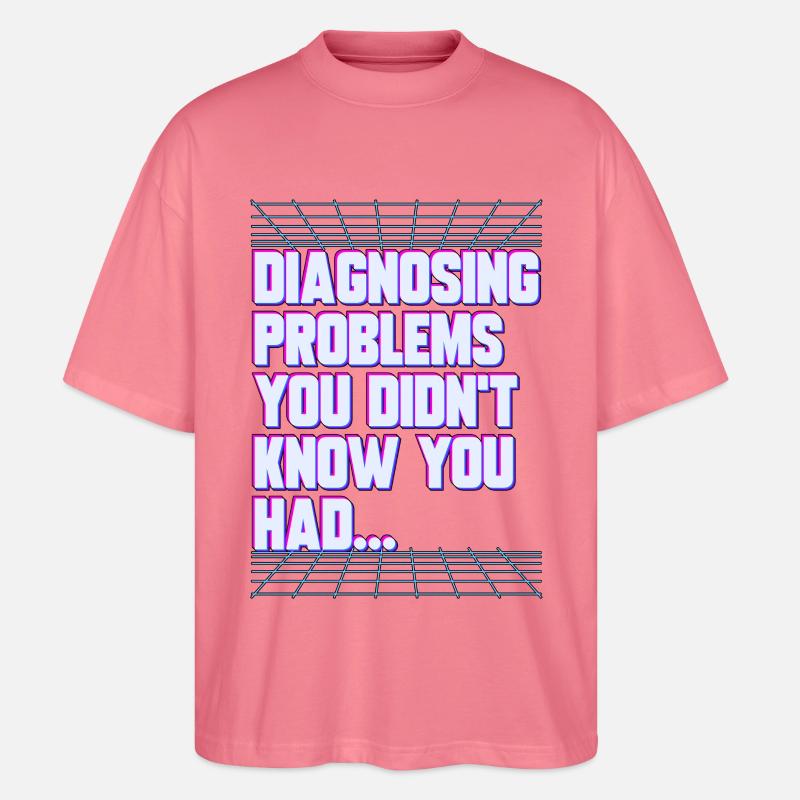 Nurse Practitioner Diagnosing Problems Nursing - Stanley/Stella Oversized Unisex Bio T-Shirt Blaster 2.0 - Pink 