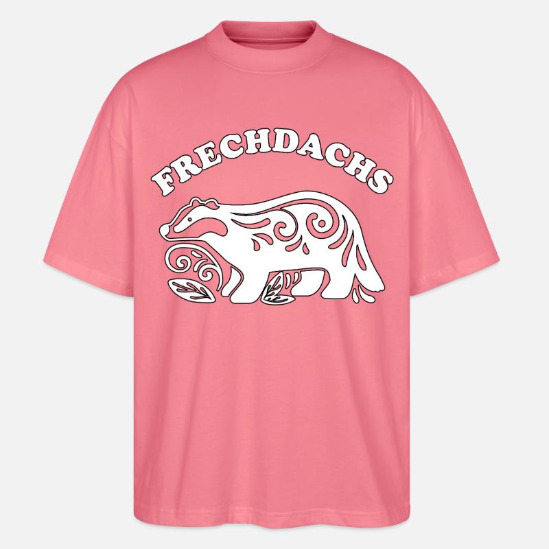 Frechdachs – Der freche Spitzbube - Stanley/Stella Oversized Unisex Bio T-Shirt Blaster 2.0 - Pink 