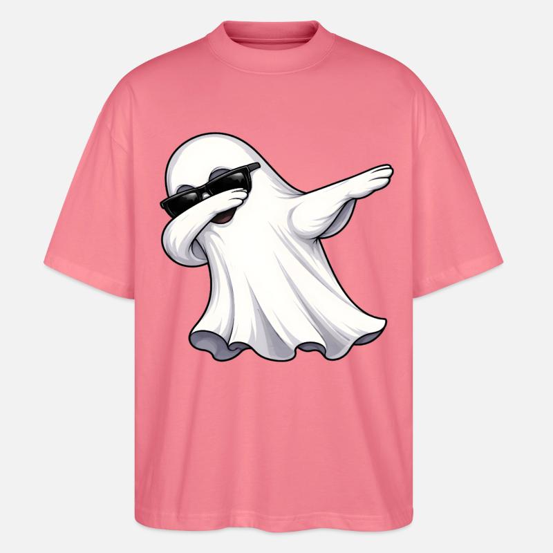 Dabbing Geist - Stanley/Stella Oversized Unisex Bio T-Shirt Blaster 2.0 - Pink 