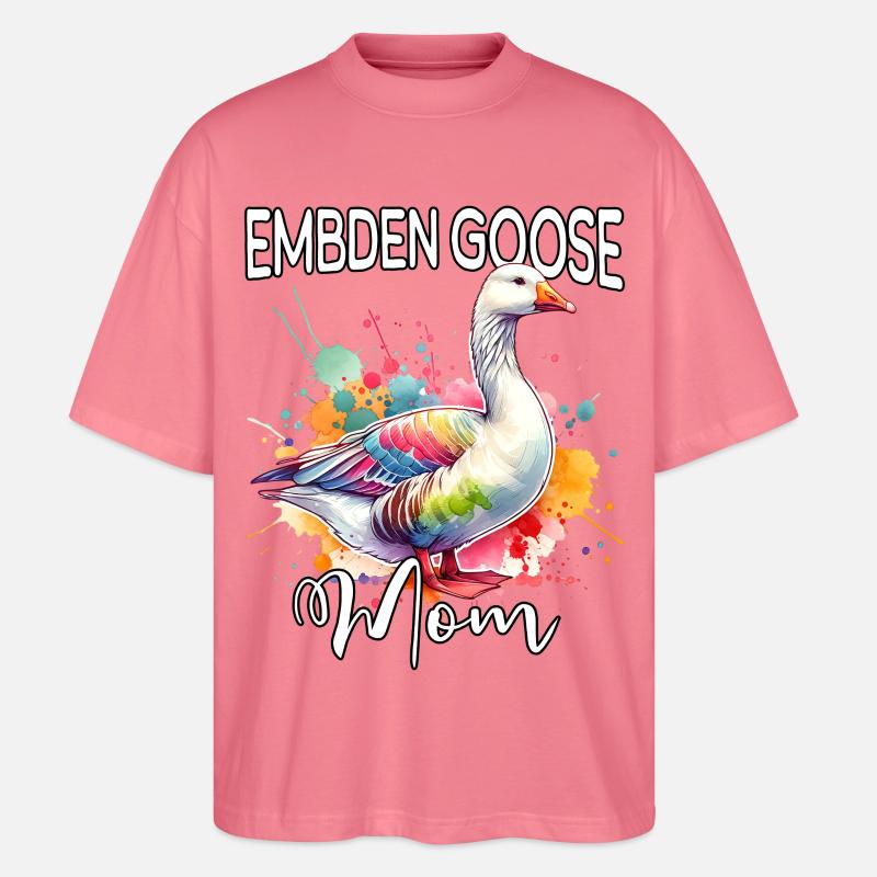 Emdengans Mama - Stanley/Stella Oversized Unisex Bio T-Shirt Blaster 2.0 - Pink 