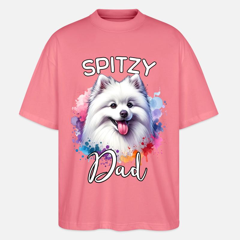 Spitz Papa - T-shirt bio Blaster 2.0 coupe oversize Stanley/Stella Unisexe - rose 