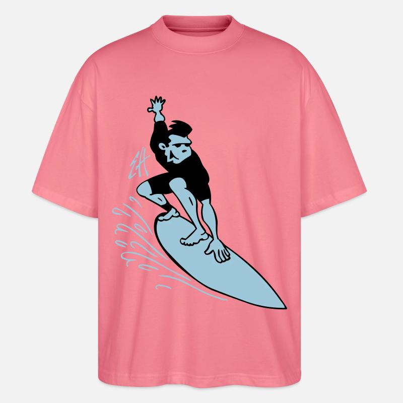 Surfer - Stanley/Stella Oversized Unisex Bio T-Shirt Blaster 2.0 - Pink 