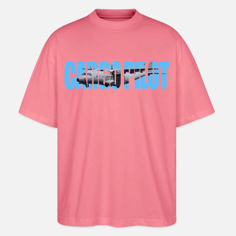 Cargo pilot CN-235 - Stanley/Stella Oversized Unisex Bio T-Shirt Blaster 2.0 - Pink 