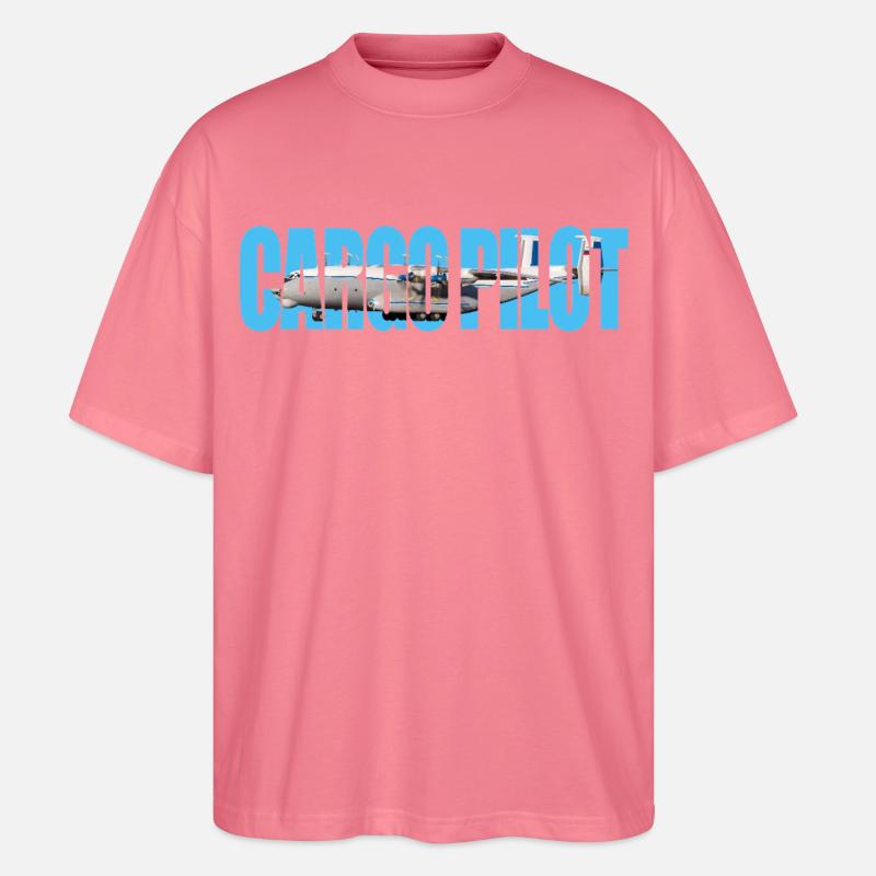 Cargo pilot An-22 - Stanley/Stella Oversized Unisex Bio T-Shirt Blaster 2.0 - Pink 