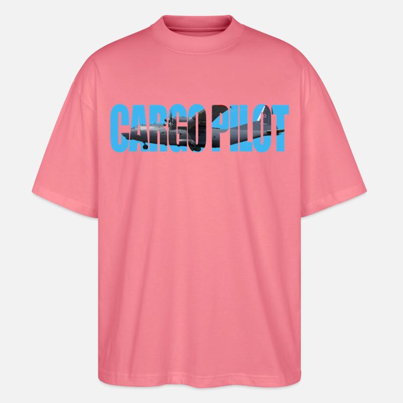 Cargo pilot An-12 - Stanley/Stella Oversized Unisex Bio T-Shirt Blaster 2.0 - Pink 