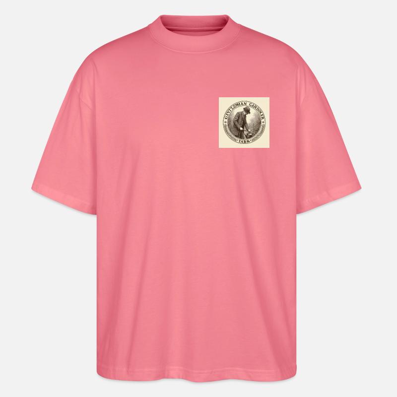 Gentleman Gardener - Stanley/Stella Oversized Unisex Bio T-Shirt Blaster 2.0 - Pink 