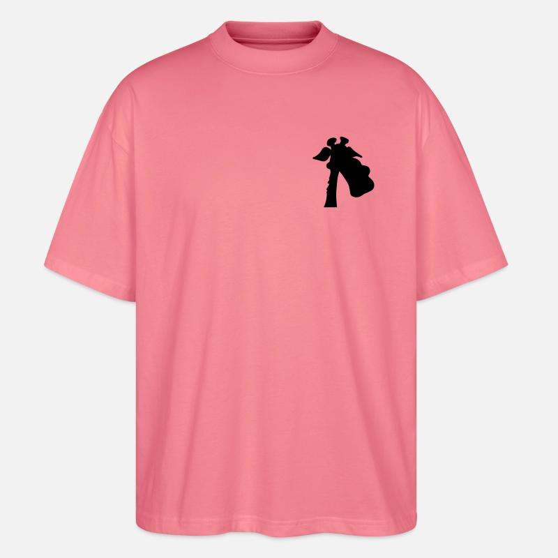 Giraffe Silhouette - Stanley/Stella Oversized Unisex Bio T-Shirt Blaster 2.0 - Pink 