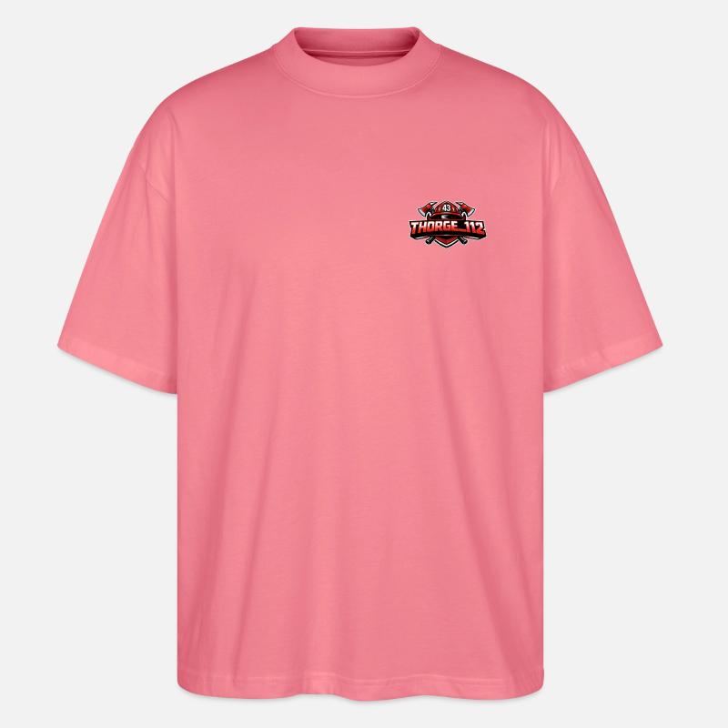 thorge_112 Logo - Stanley/Stella Oversized Unisex Bio T-Shirt Blaster 2.0 - Pink 